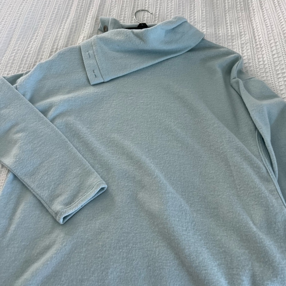 Ruby Rd Women's Light Blue Button-Detail Top - Picture 6 of 6